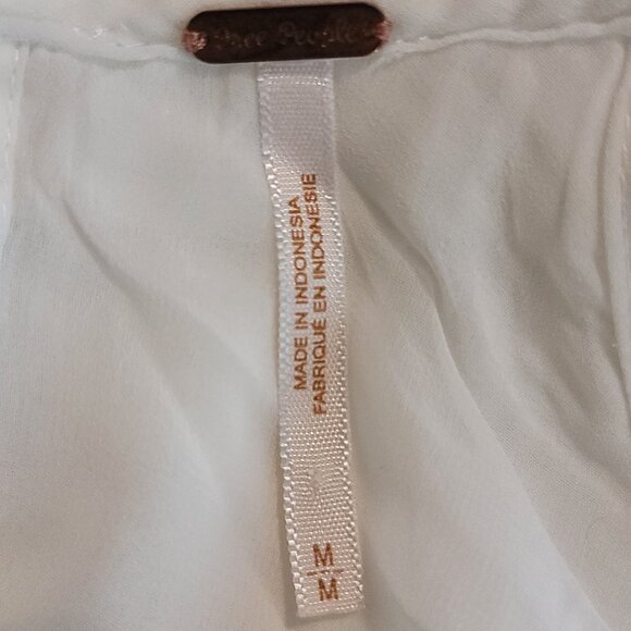 Free People Sheer High Neck Floral Tank Top - Picture 7 of 13